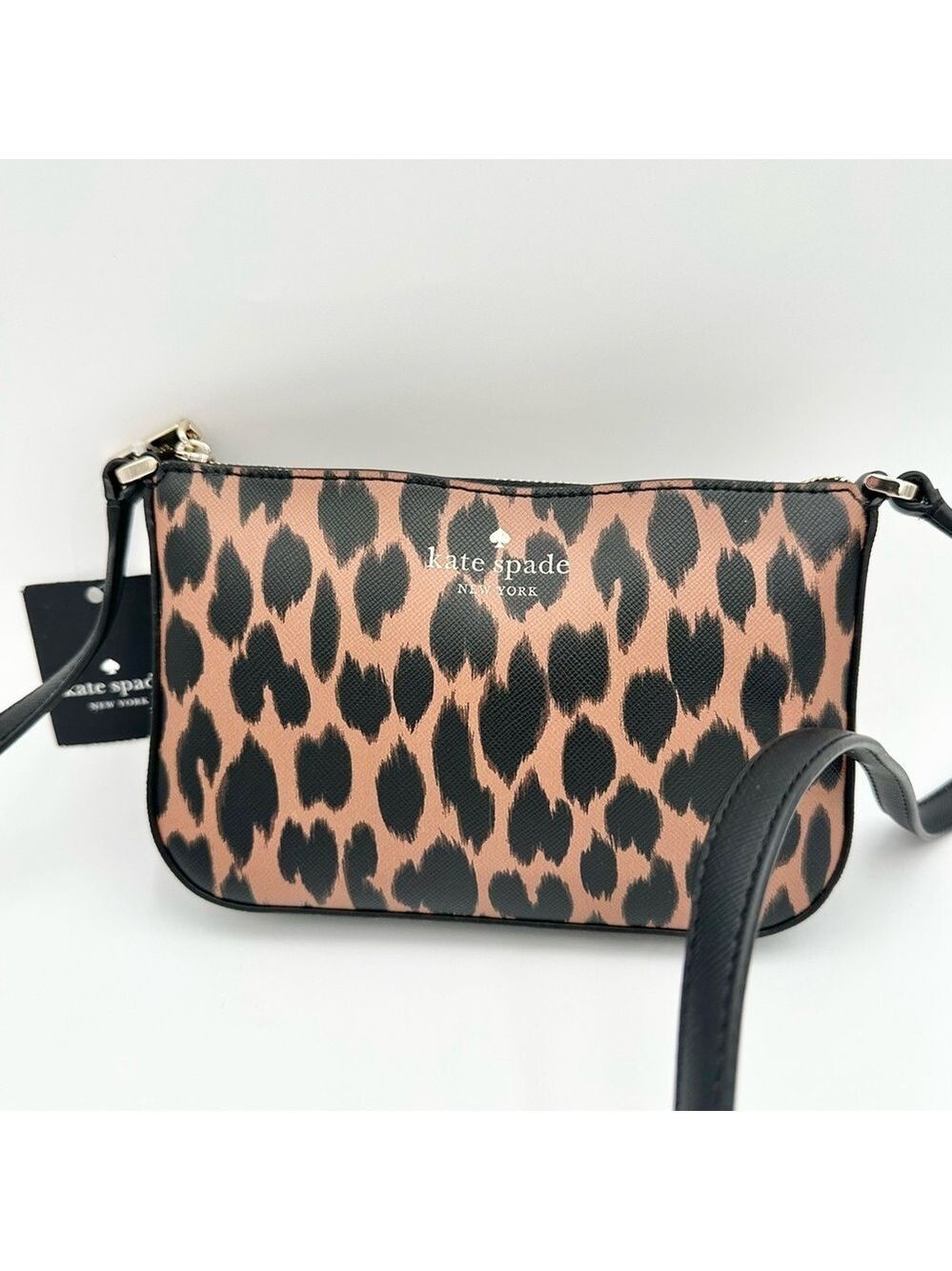 Kate Spade Schuyler Spotted Animal Print Small Crossbody
